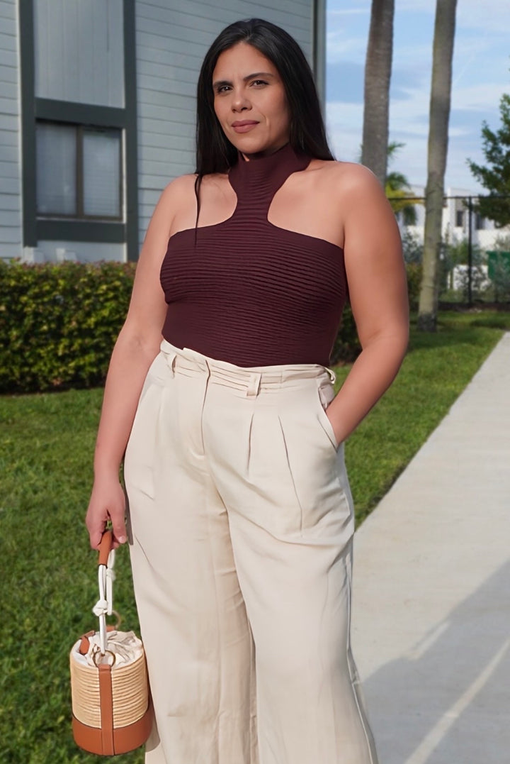 Leyla cutout crop top