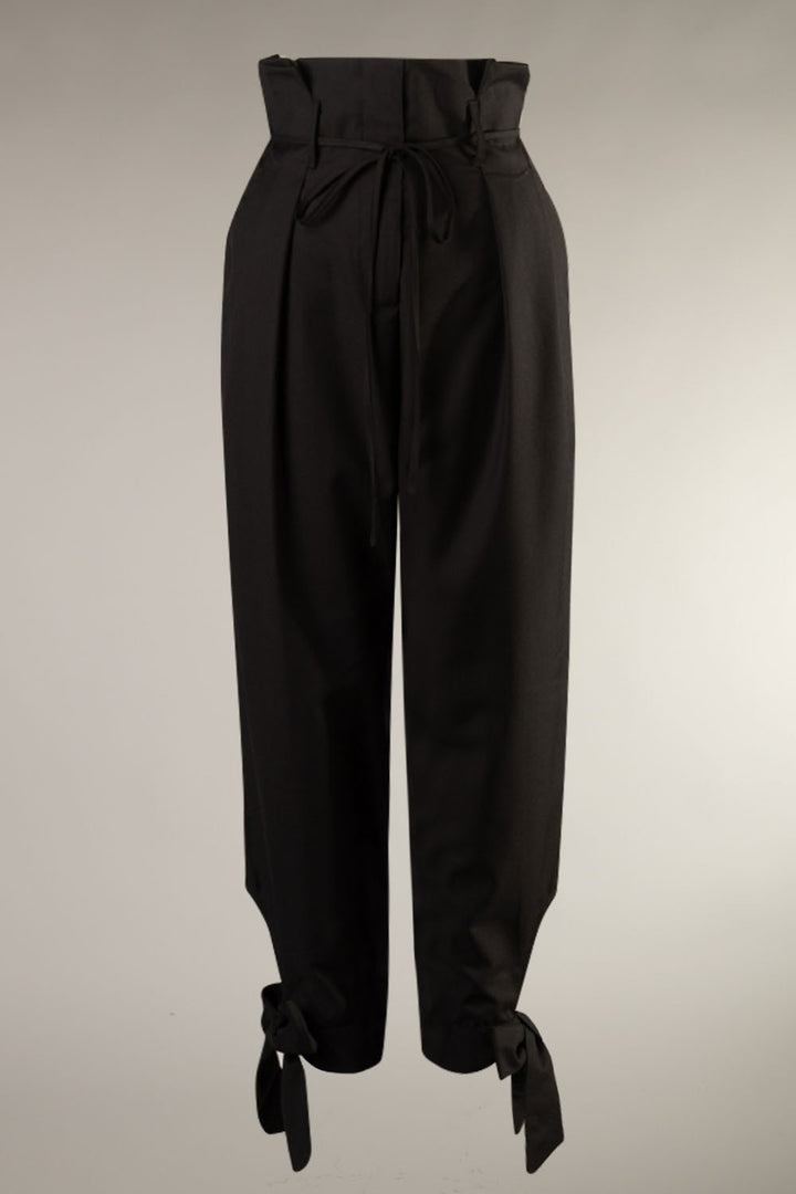 High Rise Cuffed Bottom Trousers